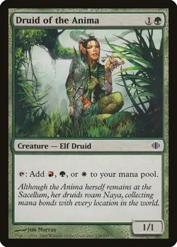 Druid of the Anima Shards of Alara Regular (ALA) #128 MTG Magic - Image 1