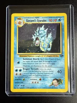 Pokemon TCG Giovanni's Nidoking Gym Challenge Holo Card 7/132 1st Edition Rare - Image 4