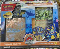 Pokemon Trading Card Game Honolulu 2024 World Champions Deck Crushing Thorn - Image 1
