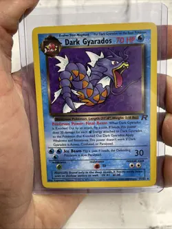 Pokemon Card - Dark Gyarados Team Rocket 25/82 Rare LP Vintage Pokemon WOTC TCG - Image 1