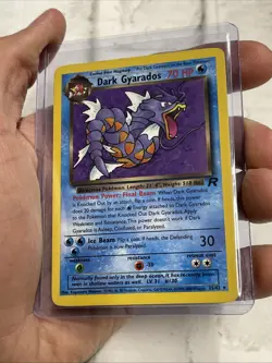 Pokemon Card - Dark Gyarados Team Rocket 25/82 Rare LP Vintage Pokemon WOTC TCG - Image 2