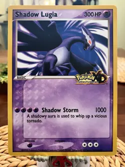 Pokemon Shadow Lugia Oversized JUMBO PROMO Card Pokemon XD Gale of Darkness - Image 1