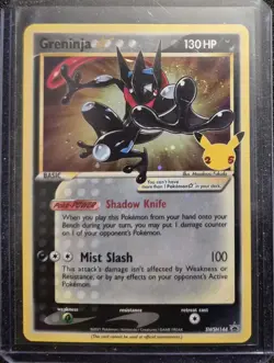 Greninja Gold Star SWSH144 ETB Black Star Promo Gold Star SWIRL Pokemon - Image 1