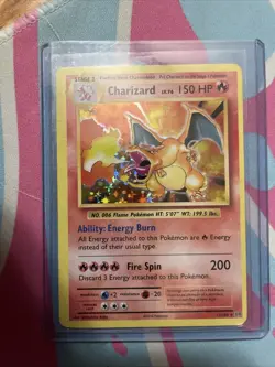 Pokemon 2016 Charizard Holo Card 11/108 Holographic - Image 2