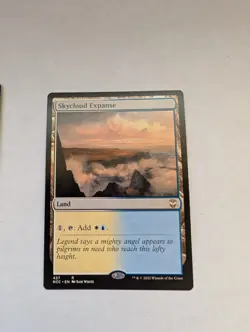 Skycloud Expanse Commander: Streets of New Capenna Regular MTG NM - Image 1