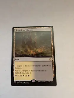 Temple of Silence Commander: Streets of New Capenna Regular MTG NM - Image 1