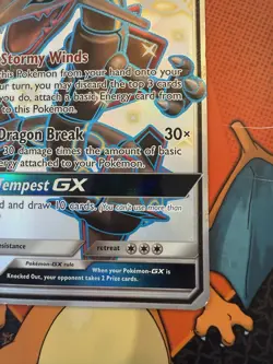 Pokemon Hidden Fates Promo Shiny Rayquaza GX 177a/168 JUMBO Holo NM/M - Image 2