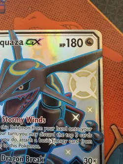 Pokemon Hidden Fates Promo Shiny Rayquaza GX 177a/168 JUMBO Holo NM/M - Image 4