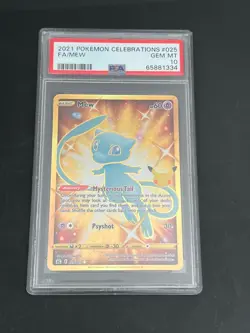 PSA 10 Mew 025/025 Secret Celebrations 25th Anniversary Pokemon 2021 - Image 1
