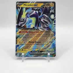 Pokemon Miraidon ex SVP028 Scarlet & Violet Black Star Promo Ultra Rare Holo - Image 1