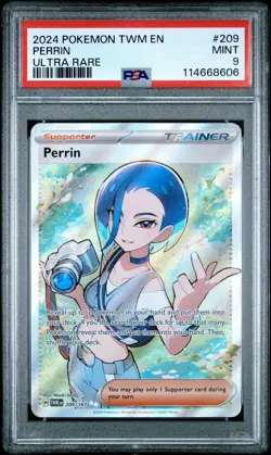 Perrin # 209/167 UR | Pokemon TCG - 2024 Twilight Masquerade | PSA 9 MINT - Image 1