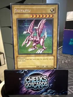 Seiyaryu - DDS-004 - Secret Rare - Unlimited Edition MP YuGiOh! Dark Duel Story - Image 1