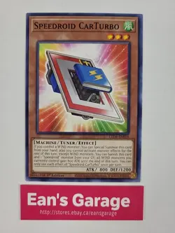 YuGiOh Speedroid CarTurbo LED8-EN016 Legendary Duelists: Synchro Storm - MN - Image 1