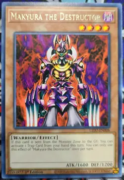 Yu-Gi-Oh! | x3 Makyura The Destructor | LED7-EN008 | 1st Edition | NM - Image 1
