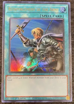 Reinforcement of the Army 1st Edition Ultra Rare RA01-EN051 Yu-Gi-Oh! - Image 1