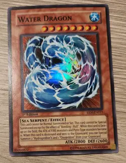 Yu-Gi-Oh! TCG Water Dragon Elemental Energy EEN-EN015 1st Edition Super Rare NM - Image 1