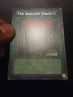 Yu-Gi-Oh! RARE CARD THE SHALLOW GRAVE PSV-036 VINTAGE PRINT LP - Image 2