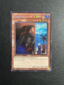 2024 Yu-Gi-Oh! Speed Duel Battle City Finals SBC2-ENF10 Gravekeeper's Spy PSR - Image 1