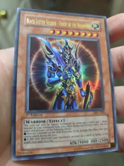 Yu-Gi-Oh! Black Luster Soldier Envoy of the Beginning 1st Edition IOC-025 Played - Image 2
