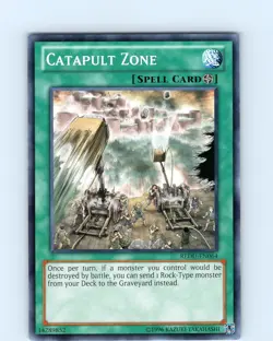 Yu-Gi-Oh TCG Catapult Zone REDU-EN064 Unlimited Regular Common Card NM - Image 1