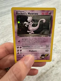 Pokemon TCG Rockets Mewtwo Gym Challenge Holo Card 14/132 - Image 1