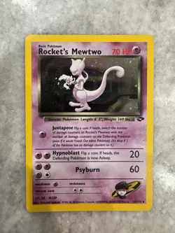 Pokemon TCG Rockets Mewtwo Gym Challenge Holo Card 14/132 - Image 2