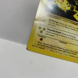 1999 POKEMON PIKACHU WB KIDS MOVIE BLACK STAR PROMO CARD #4 - VG MP - Image 4