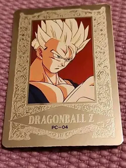 RARE! Dragon Ball Z Silver Foil Super Saiyan Gohan & Buu Cards - Image 3