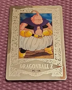 RARE! Dragon Ball Z Silver Foil Super Saiyan Gohan & Buu Cards - Image 4