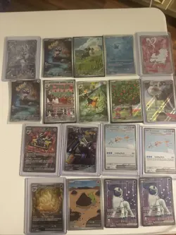 Pokemon- TCG Trading Card Lot 18 OBF TWM JTG Obsidian Twilight Journey Together - Image 1
