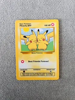 Pikachu BFF Bestfriend Promo Fun Card Pokemon - Image 1