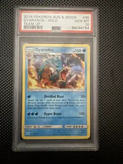 Pokemon 2019 Team Up Gyarados Reverse Holo Card 30/181 Rare PSA 10 *LOW POP* - Image 1