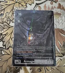 Digimon Card Game Armageddemon Alternate Art BT17-060 SR Secret Crisis - Image 1