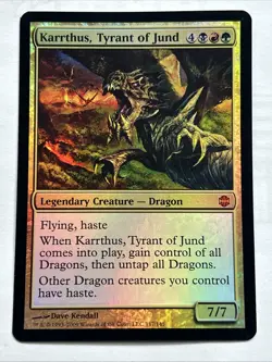 Karrthus, Tyrant of Jund -Foil Near Mint MTG - Image 1