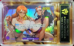 NAMI x ROBIN One Piece Anime Waifu Goddess CUSTOM CARD NM - Image 1