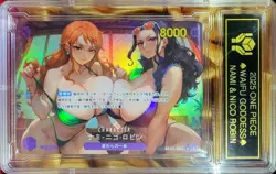 NAMI x ROBIN One Piece Anime Waifu Goddess CUSTOM CARD NM - Image 2