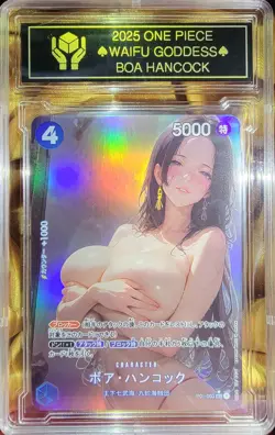 BOA HANCOCK One Piece Anime Waifu Naked Goddess CUSTOM CARD - Image 2