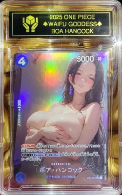 BOA HANCOCK One Piece Anime Waifu Naked Goddess CUSTOM CARD - Image 3