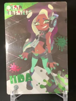 Iida Splatoon 2 Wafer 06 Plastic Card Bandai 2017 Japanese - Image 1
