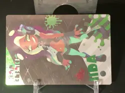 Iida Splatoon 2 Wafer 06 Plastic Card Bandai 2017 Japanese - Image 3