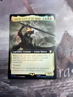 Sauron, Lord of the Rings Tales of Middle-earth Commander 0092 Foil - Image 1
