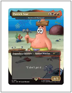 1x Patrick Star, Non-Foil, Spongebob Squarepants Secret Lair Drop, MTG NM - Image 1