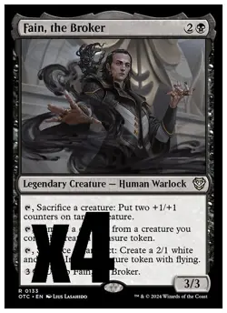MTG l Fain, the Broker (x4 Playset) | (NM) Commander: Thunder Junction - Image 1