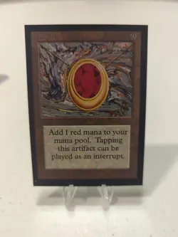 Magic The Gathering - Mox Ruby - Collector's Edition - LP/NM - Vintage - Image 1