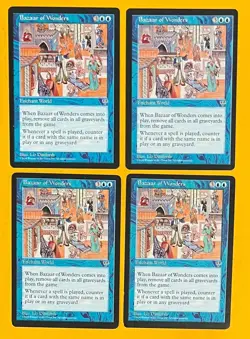 MTG BAZAAR OF WONDERS (x4) Mirage (OldManMTG 010-130) - Image 1