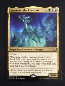 1x Amareth, the Lustrous (266) Commander Legends LP MTG Magic the Gathering x1 - Image 1