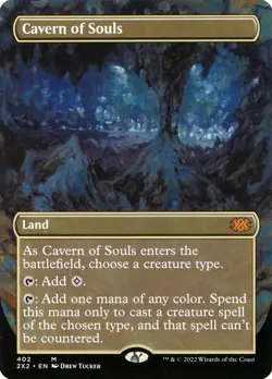 Cavern of Souls (Borderless) Double Masters 2022 Regular - Image 1