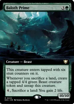 Baloth Prime (Extended Art) (33) R Commander: Edge of Eternities NM MTG - Image 1