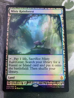 1x Misty Rainforest, Foil, Zendikar Expeditions NM, MTG - Image 1
