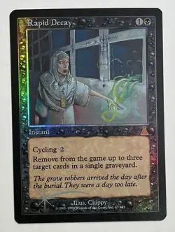 MTG RAPID DECAY (Foil) Urza's Destiny (OldManMTG 002-822) - Image 1